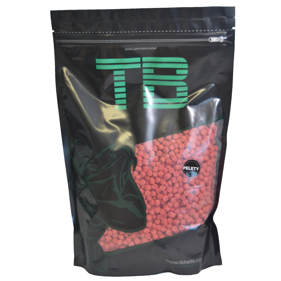 TB Baits Pelety Strawberry Butter - 1 kg 10 mm